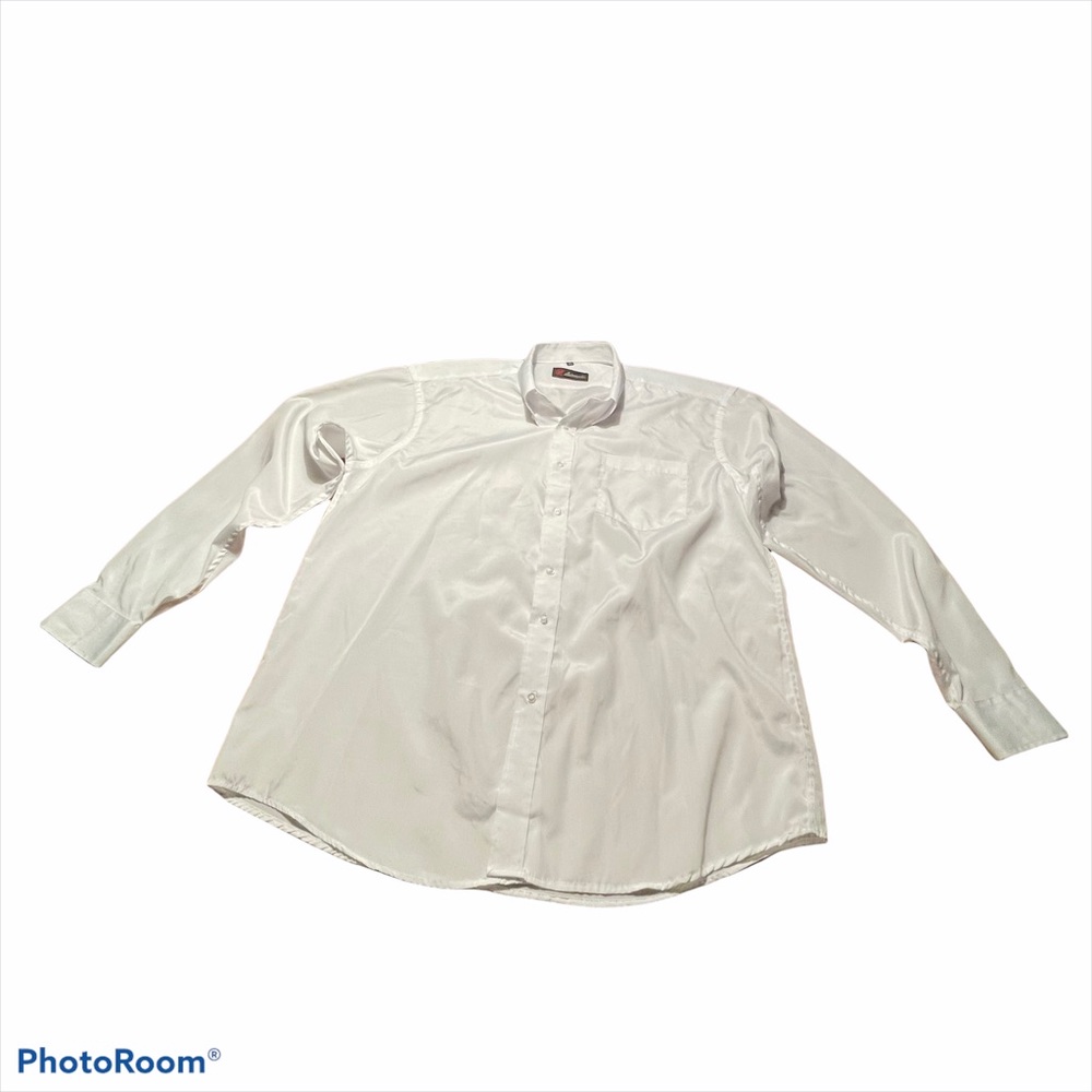 Men’s Meinengda White Dress Shirt Size 2XL